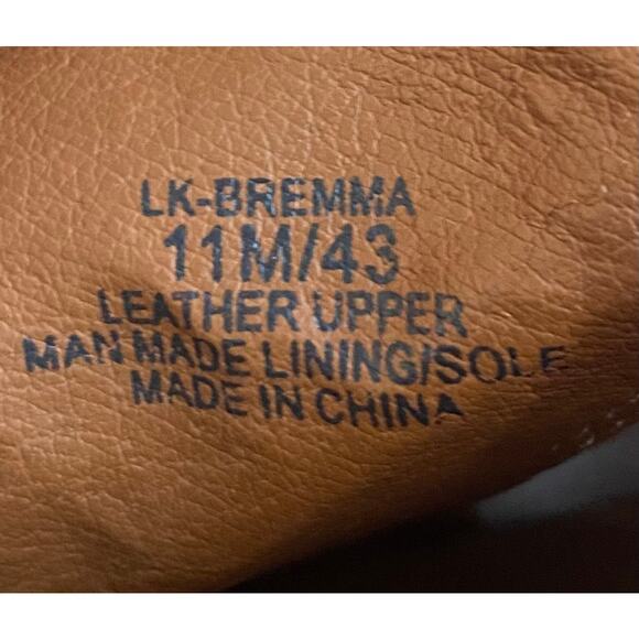 Lucky Brand Bremma Women's Ankle Bootie 11 Tan Khaki Leather Boots 1" Block Heel - Picture 3 of 9